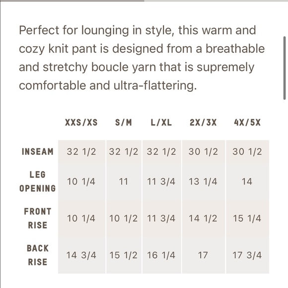 SKIMS Cozy Knit Pant Bone - Picture 7 of 7